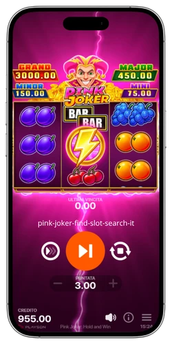 Pink Joker Hold and Win: schermata della modalità Autoplay su mobile
